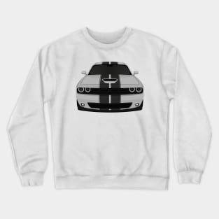 Challenger Grey + Stripes Crewneck Sweatshirt